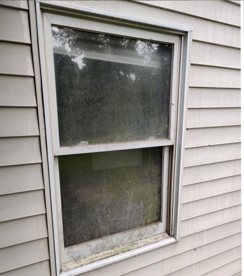 Before window cleaning